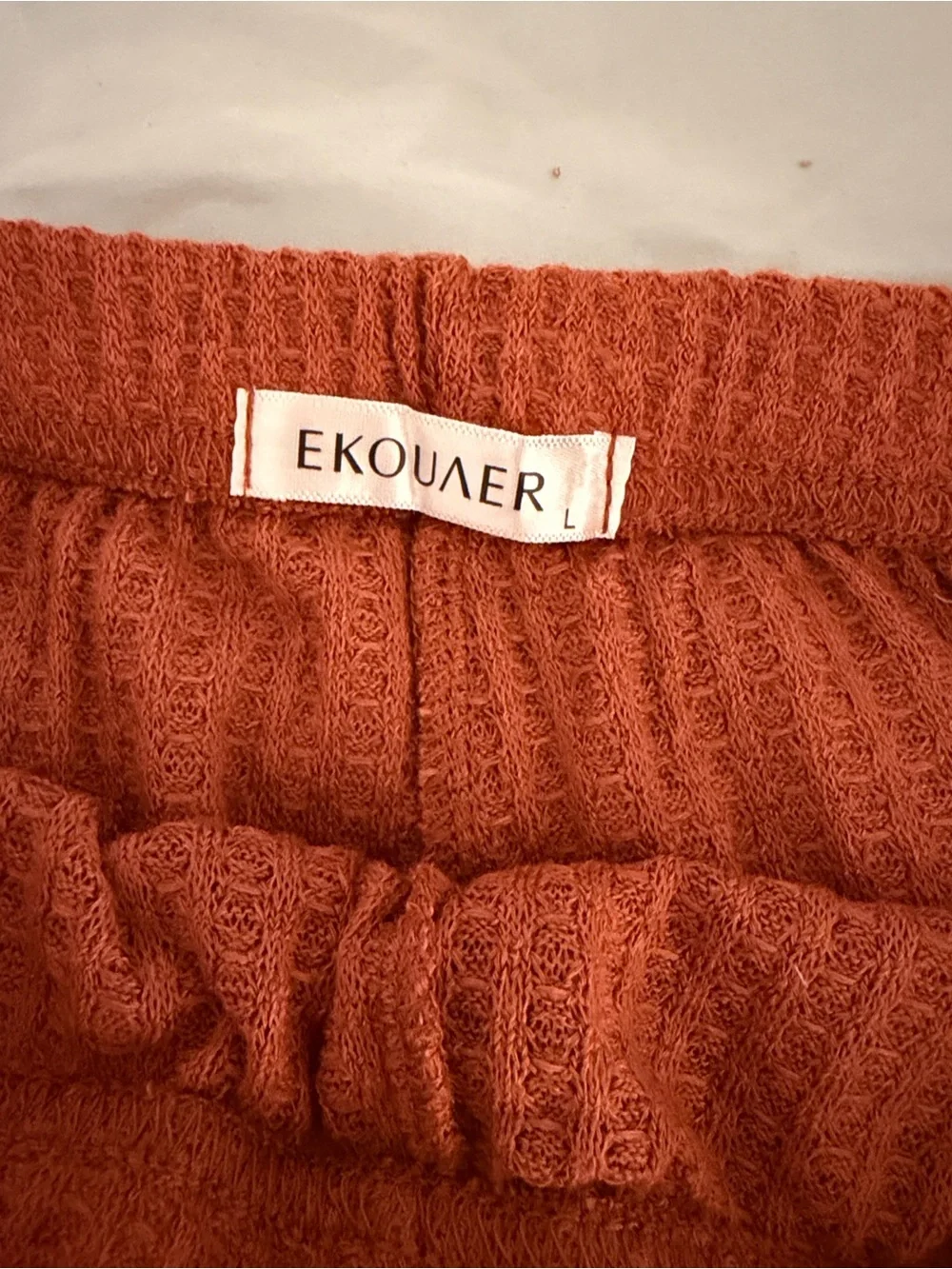 Fall vibe Ekouaer Womens Waffle Knit Pajama sets